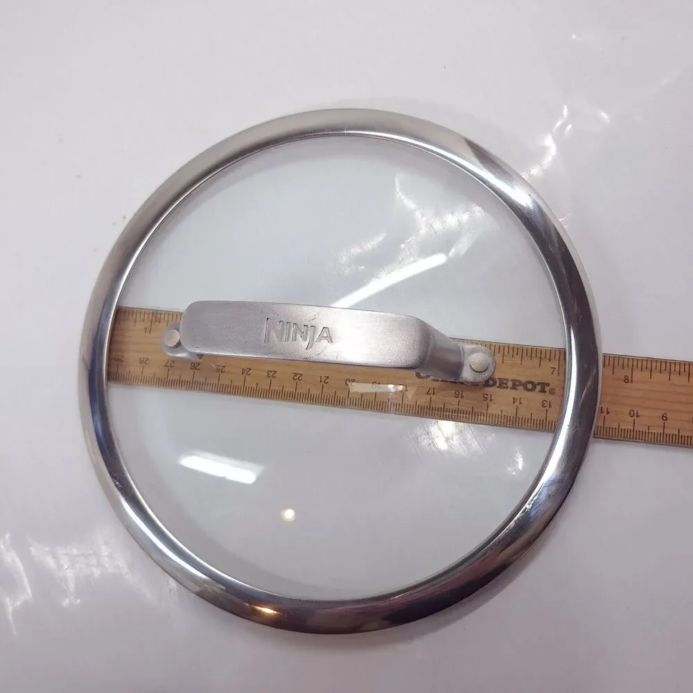 Ninja Foodi NeverStick Pot pan LID ONLY clear stainless Replacement top cap